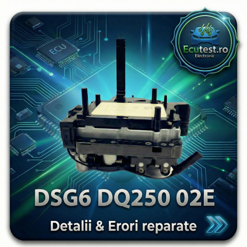 Probleme Senzori Turație la DSG6 DQ250? Reparație Mecatronică 02E (Capac Alb)