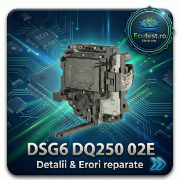 Probleme Comunicare DSG6 Generația Veche? Reparație Mecatronică 02E (Capac Negru)