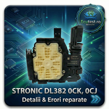 Probleme cu Pompa Auxiliară la Audi S-Tronic DL382? Reparație Mecatronică 0CK / 0CJ / 0CL
