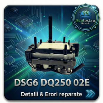 Probleme Senzori Turație la DSG6 DQ250? Reparație Mecatronică 02E (Capac Alb)